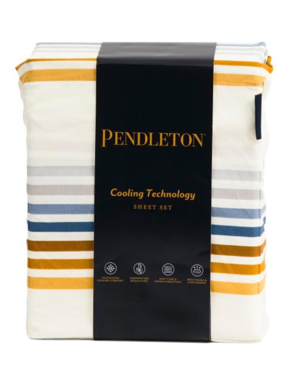 PENDLETON Ivory Multi Stripe Cooling Sheet Set